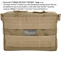 Maxpedition TacTile Pocket Large -Outdoor Gear Store 0225k1 detail 45773.1587388999