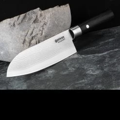 Boker Damascus Black Santoku Fixed Blade -Outdoor Gear Store 130417DAM.5 00280.1648550588.1280.1280 36130.1648635339