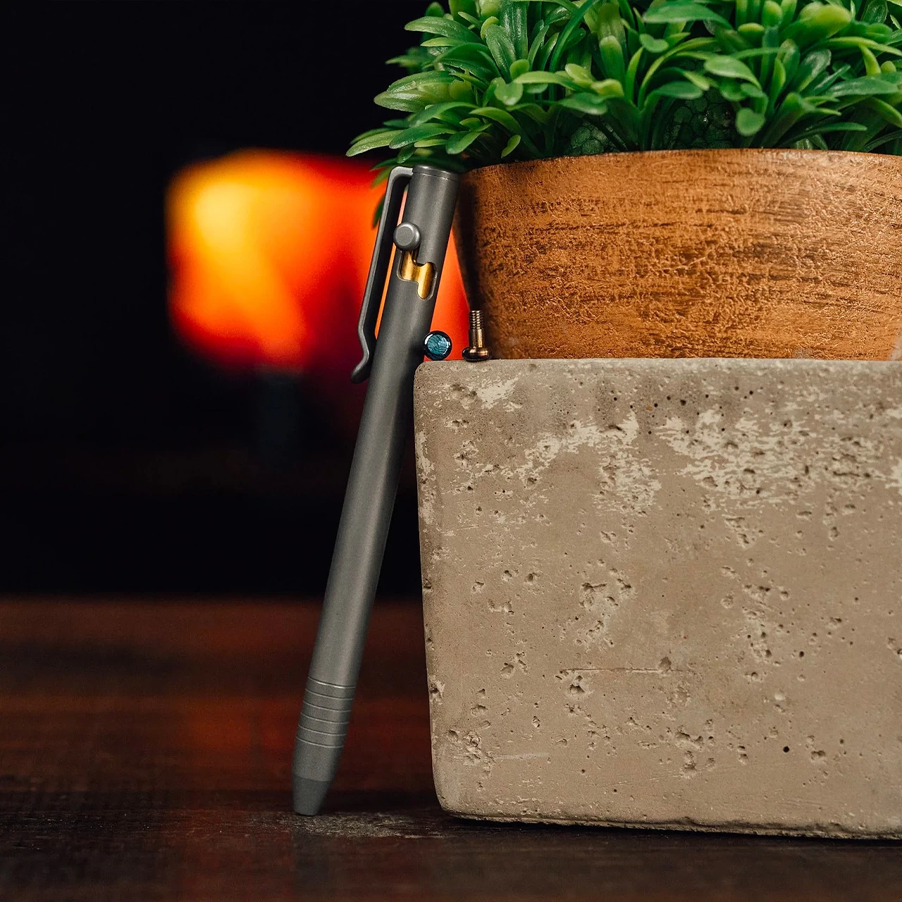 BigIDesign Bolt Action Pencil Stonewashed Titanium 4 BigIDesign Bolt Action Pencil Stonewashed Titanium - Image 2