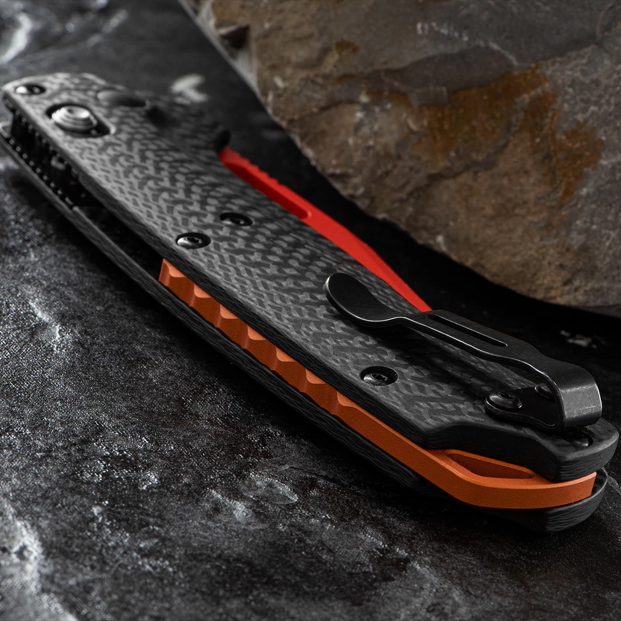 Benchmade 15535OR-01 Taggedout Folding Knife 4 Benchmade 15535OR-01 Taggedout Folding Knife - Image 2