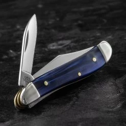 Case Peanut Blue Pearl Folding Knife 10 Case Peanut Blue Pearl Folding Knife -Outdoor Gear Store CA23446.2 78313.1688044600