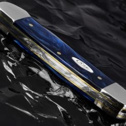 Case Canoe Blue Pearl Kirinite Folding Knife -Outdoor Gear Store CA23447.3 25632.1694519717.1280.1280 84961.1694527413