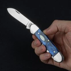 Outdoor Gear Store 9 Case Canoe Blue Pearl Kirinite Folding Knife