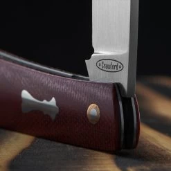 Chris Crawford Custom EDC-B Slipjoint Red -Outdoor Gear Store CUS BS23 23det2 09612.1687954440.1280.1280 57021.1687963448