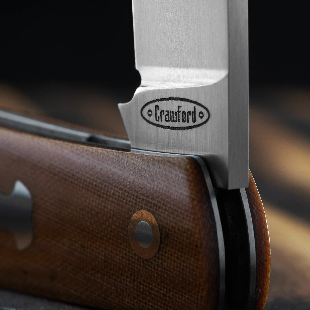 Chris Crawford Custom EDC-B Slipjoint Brown 6 Chris Crawford Custom EDC-B Slipjoint Brown - Image 4