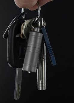 Titech Titanium Peanut Lighter Stonewash -Outdoor Gear Store DEM T37 94696.1660134146