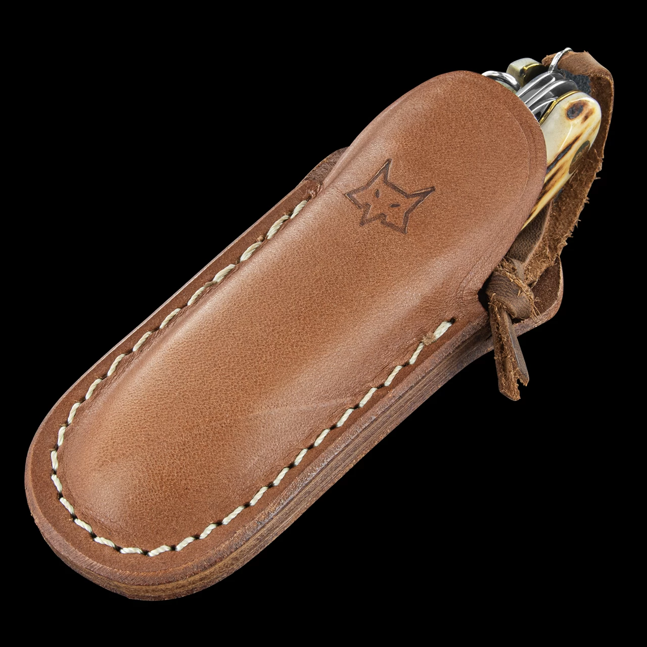 Fox Multipurpose Pocket Knife Stag 7 3 Fox Multipurpose Pocket Knife Stag 7