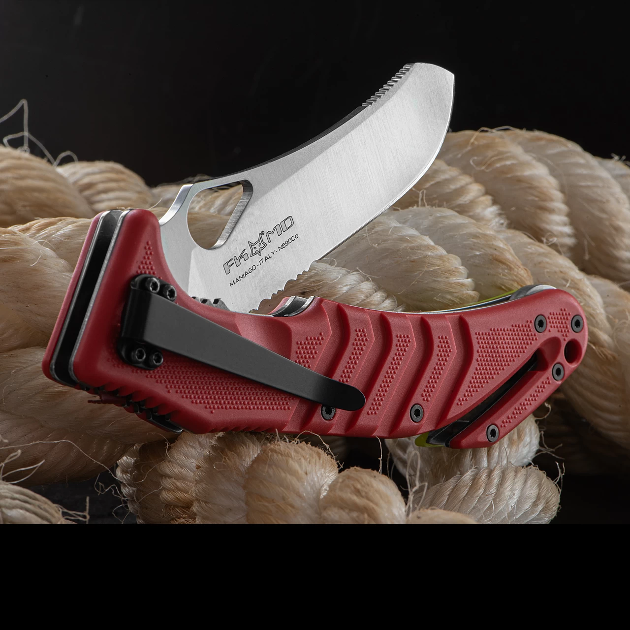 Fox ALSR 2 Rescue Knife Red 11 Fox ALSR 2 Rescue Knife Red - Image 9