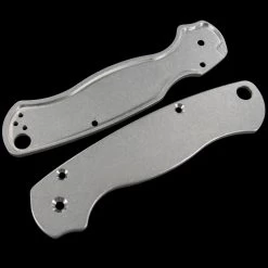 Titech Spyderco PM2 Stone Washed Titanium Scales 9 Titech Spyderco PM2 Stone Washed Titanium Scales -Outdoor Gear Store HH SC SW P2 02613.1635785471