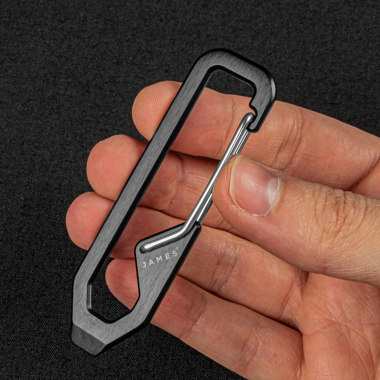 James Holcombe Carabiner Black 4 James Holcombe Carabiner Black - Image 2