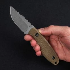 JWK Small Meridian Field Knife - Green -Outdoor Gear Store JWK SMFFK ODG AEBL.2 85256.1690199638.1280.1280 48676.1690276216