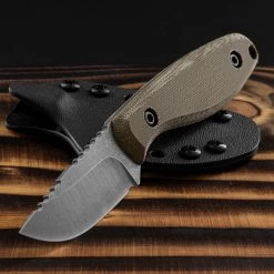 JWK Small Meridian Field Knife - Green -Outdoor Gear Store JWK SMFFK ODG AEBL.4 56651.1690199638.1280.1280 68864.1690276216