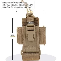 Maxpedition CP-L Phone Holster - Large -Outdoor Gear Store MAXP 102det 53357.1607704439
