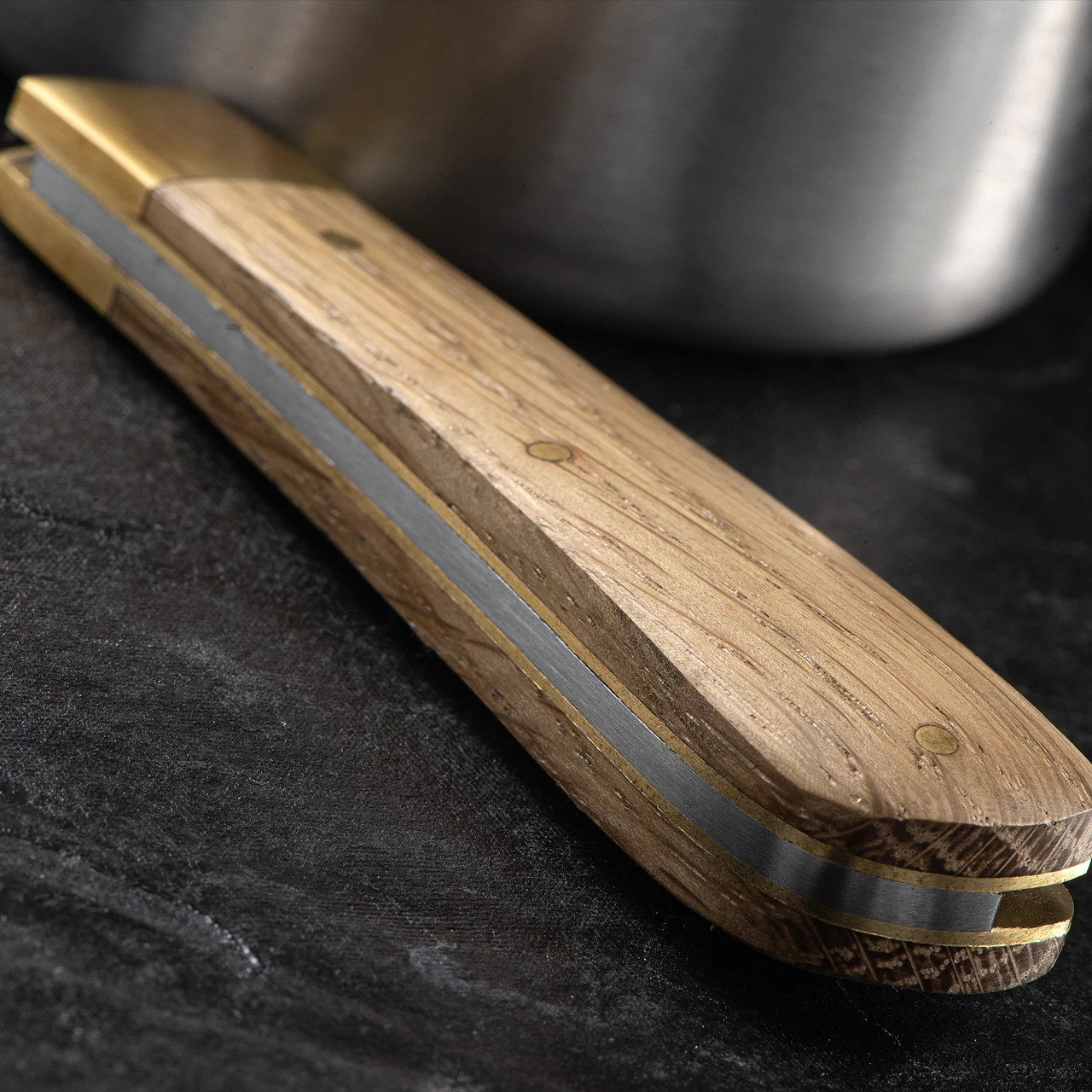 Michael May Lambsfoot Oak Folding Knife 7 Michael May Lambsfoot Oak Folding Knife - Image 5