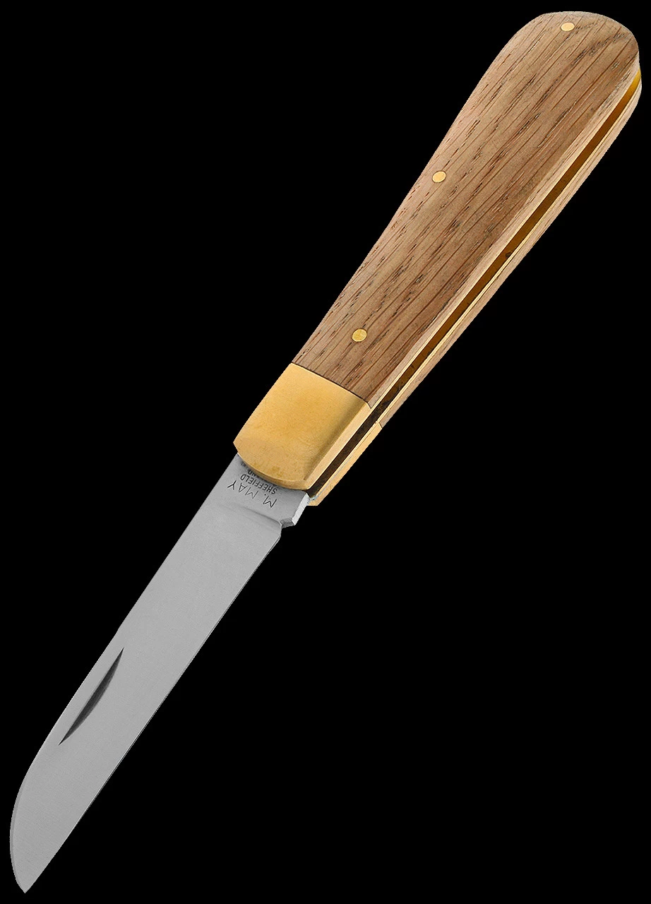 Michael May Lambsfoot Oak Folding Knife 4 Michael May Lambsfoot Oak Folding Knife - Image 2