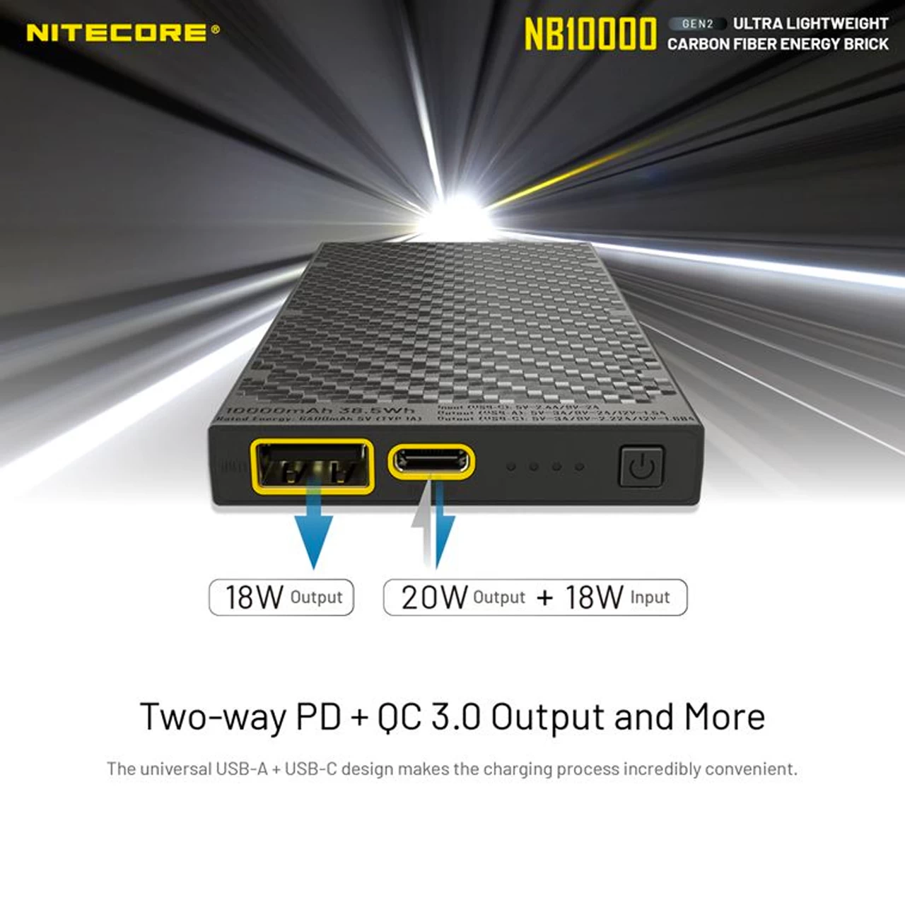 Nitecore NB10000 Power Bank 4 Nitecore NB10000 Power Bank - Image 2