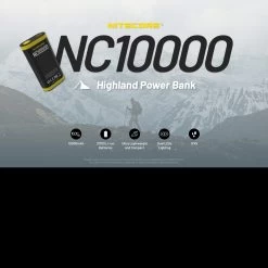 Nitecore NC10000 Highland Power Bank -Outdoor Gear Store NITCORE NC10000 78696.1665483494