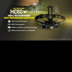 Nitecore HC60 V2 -Outdoor Gear Store NITECORE HC60 2021 COOLdet4 61822.1637841783.1280.1280 27650.1637841874
