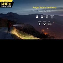 Nitecore MH10 V2 -Outdoor Gear Store NITECORE MH10V2det2 25784.1596466518