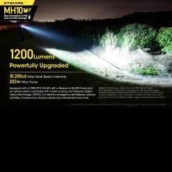 Nitecore MH10 V2 -Outdoor Gear Store NITECORE MH10V2det7 47106.1596466763