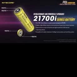 Nitecore 21700 I Series Li-ion Battery 4000mAh NL2140i