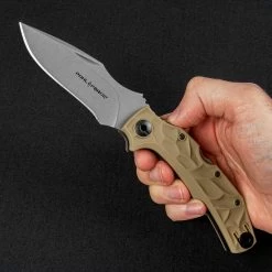 Pohl Force Bravo One Classic Stonewash Folding Knife -Outdoor Gear Store POHL 1077.1 25997.1695808907.1280.1280 96485.1695894296