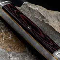 Rough Rider Canoe G10 Black And Red Penknife