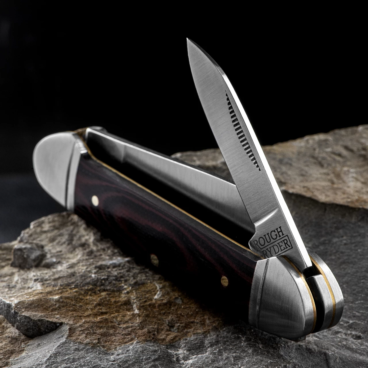 Rough Rider Canoe G10 Black And Red Penknife 4 Rough Rider Canoe G10 Black And Red Penknife - Image 2