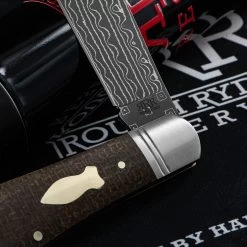 Rough Ryder Reserve Humpback Jack Damascus Folding Knife -Outdoor Gear Store RRR024D.1 10451.1686232129
