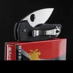 Spyderco Lil' Native G10 Slipit 15 Spyderco Lil' Native G10 Slipit -Outdoor Gear Store SC230NLGPdet3 84857.1650639288