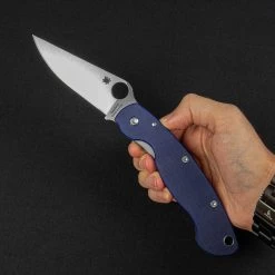 Spyderco Mili Model CPM S110V Folding Knife -Outdoor Gear Store SC36GPDBL.1 87173.1695656523.1280.1280 22600.1695724104