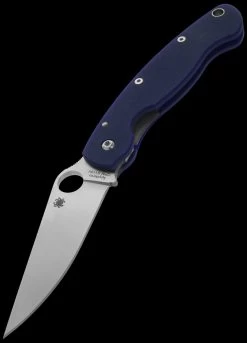 Spyderco Mili Model CPM S110V Folding Knife -Outdoor Gear Store SC36GPDBL 35811.1695656522.1280.1280 60455.1695724104