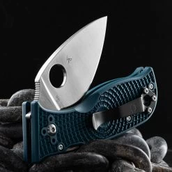 Spyderco Lil' Temperance Lightweight K390 Folding Knife -Outdoor Gear Store SC69PBL3K390.4 81347.1695118299