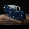 Spyderco UK Penknife Lightweight Dark Blue CPM SPY27 1 Spyderco UK Penknife Lightweight Dark Blue CPM SPY27 -Outdoor Gear Store SC94PCBLdet2 83672.1694442613