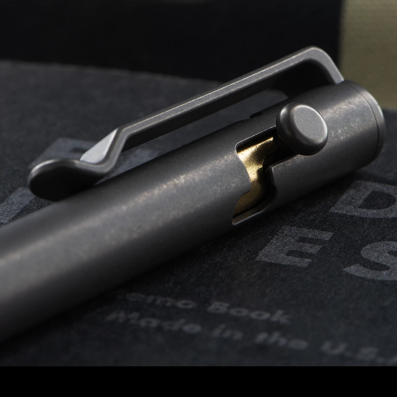 BigIDesign Bolt Action Pencil Stonewashed Titanium 5 BigIDesign Bolt Action Pencil Stonewashed Titanium - Image 3