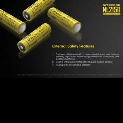 Nitecore NL2150 Rechargeable Battery 17 Nitecore NL2150 Rechargeable Battery -Outdoor Gear Store b5 84687.1603976322
