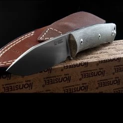 Lion Steel Bushcraft B35 Micarta Green -Outdoor Gear Store ccm ls b35cvg 83724.1587729658