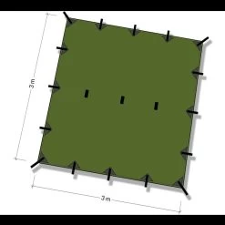 DD Hammocks 3 X 3 Tarp -Outdoor Gear Store dd 019det4 74434.1587403865