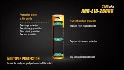 Fenix ARB-L18-2600U USB 18650 -Outdoor Gear Store fenix arb l18 2600udet2 63396.1587406020