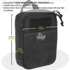 Maxpedition Pocket Organiser Beefy -Outdoor Gear Store maxp 266 bdet2 26887.1587390497