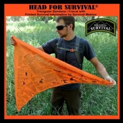 Survival Metrics Head For Survival Bandanna -Outdoor Gear Store methsdet 25033.1588255538