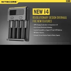 Nitecore Intellicharger "New I4" -Outdoor Gear Store nitecore i4det 77157.1598283763