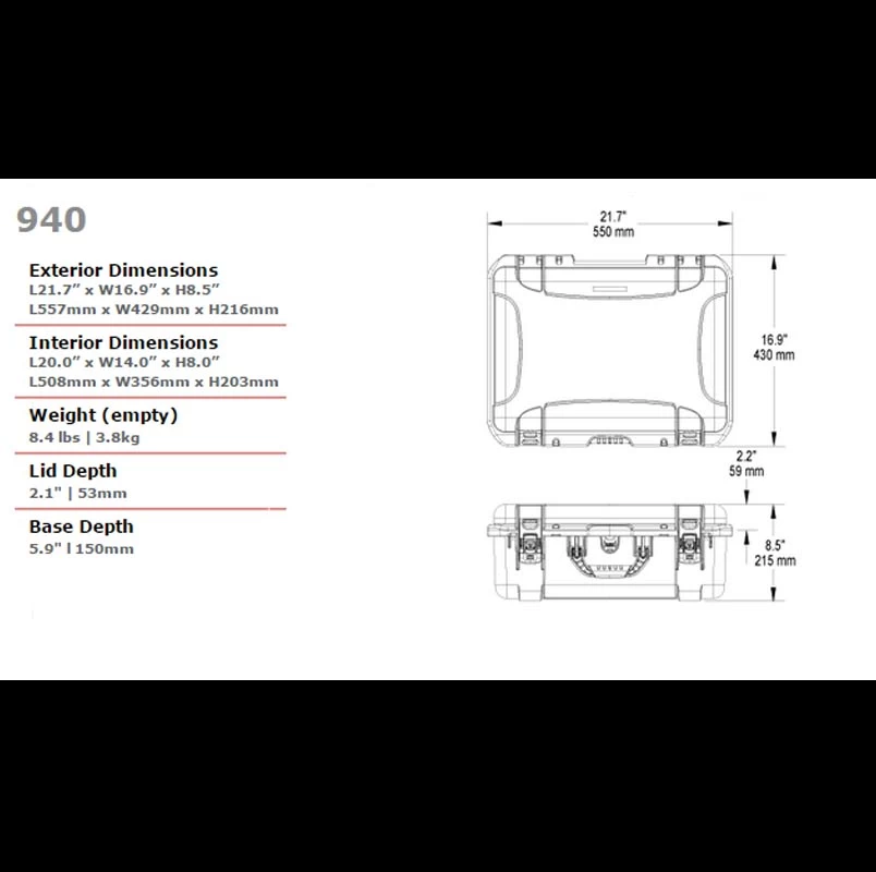 Wicked Edge Hard Carry Case 3 Wicked Edge Hard Carry Case